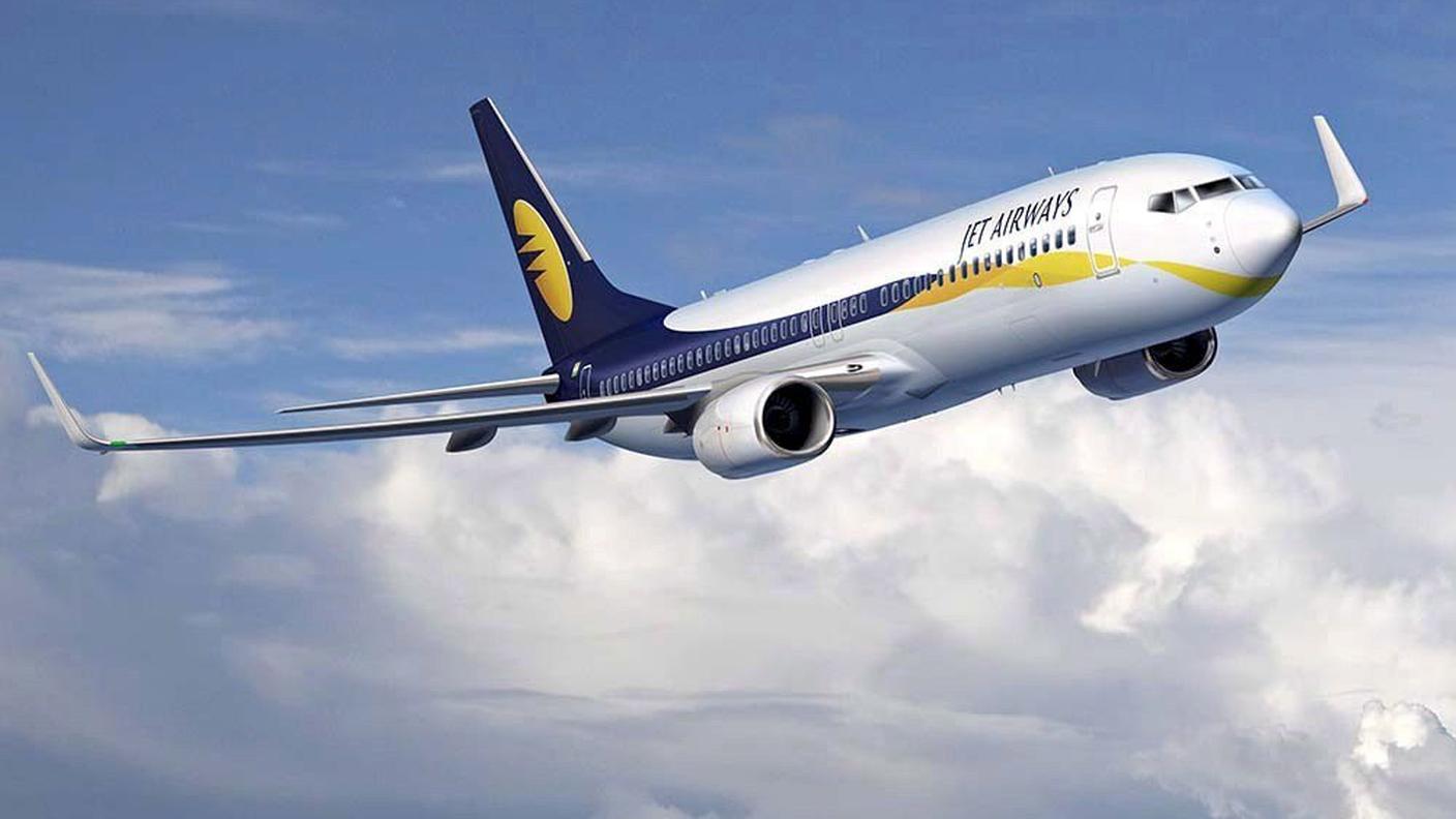 Un aereo della compagnia indiana Jet Airways 
