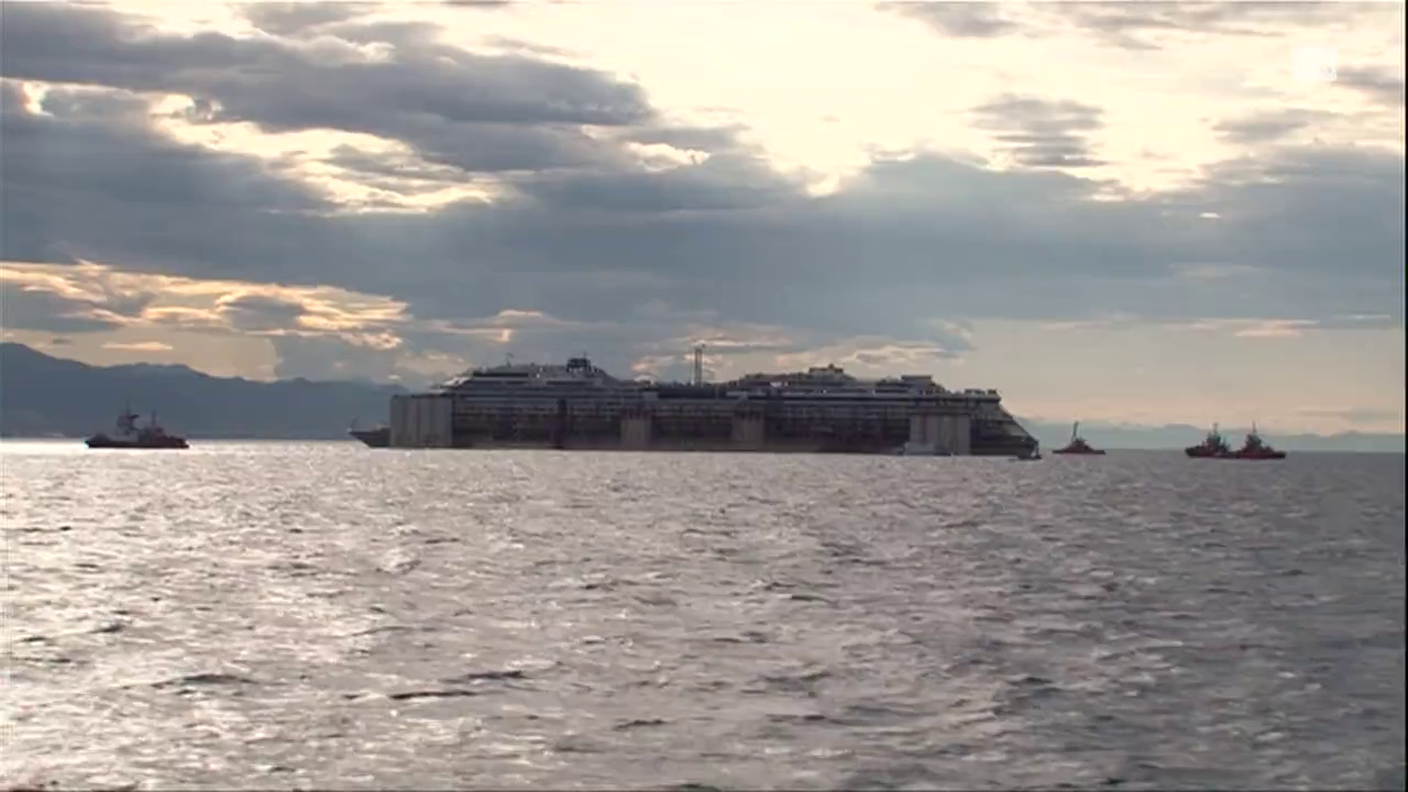 TG20 DEL 27/07/2014: "L' ultimo viaggio della Concordia" di Claudio Moschin