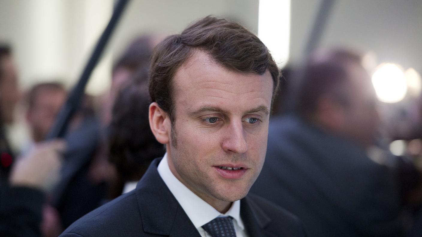 Il neo ministro dell'economia, Emmanuel Macron