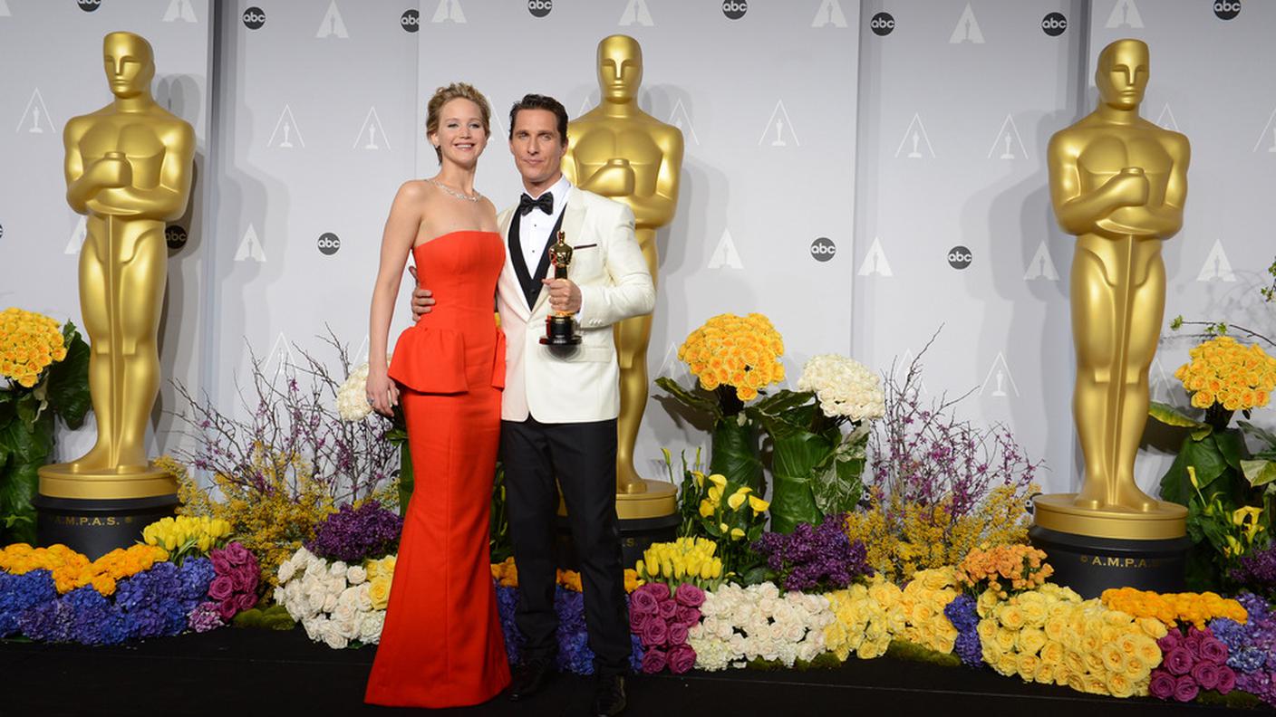 Jennifer Lawrence alla cerimonia degli Oscar