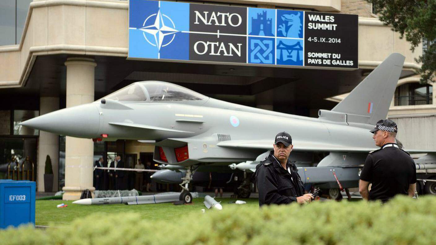 La sede del vertice NATO a Newport, in Galles