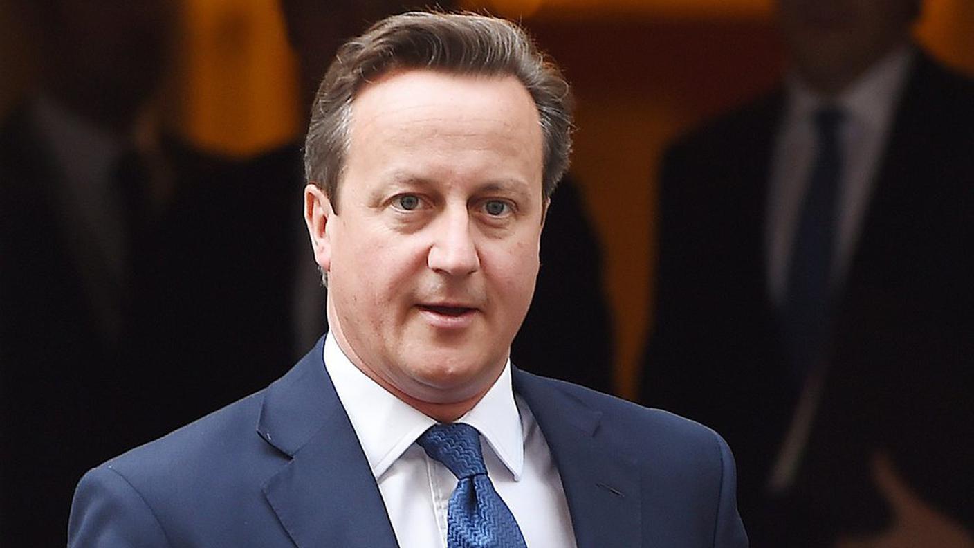 Il primo ministro britannico tory David Cameron