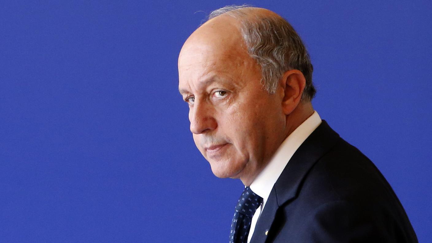 Il ministro degli Esteri, Laurent Fabius