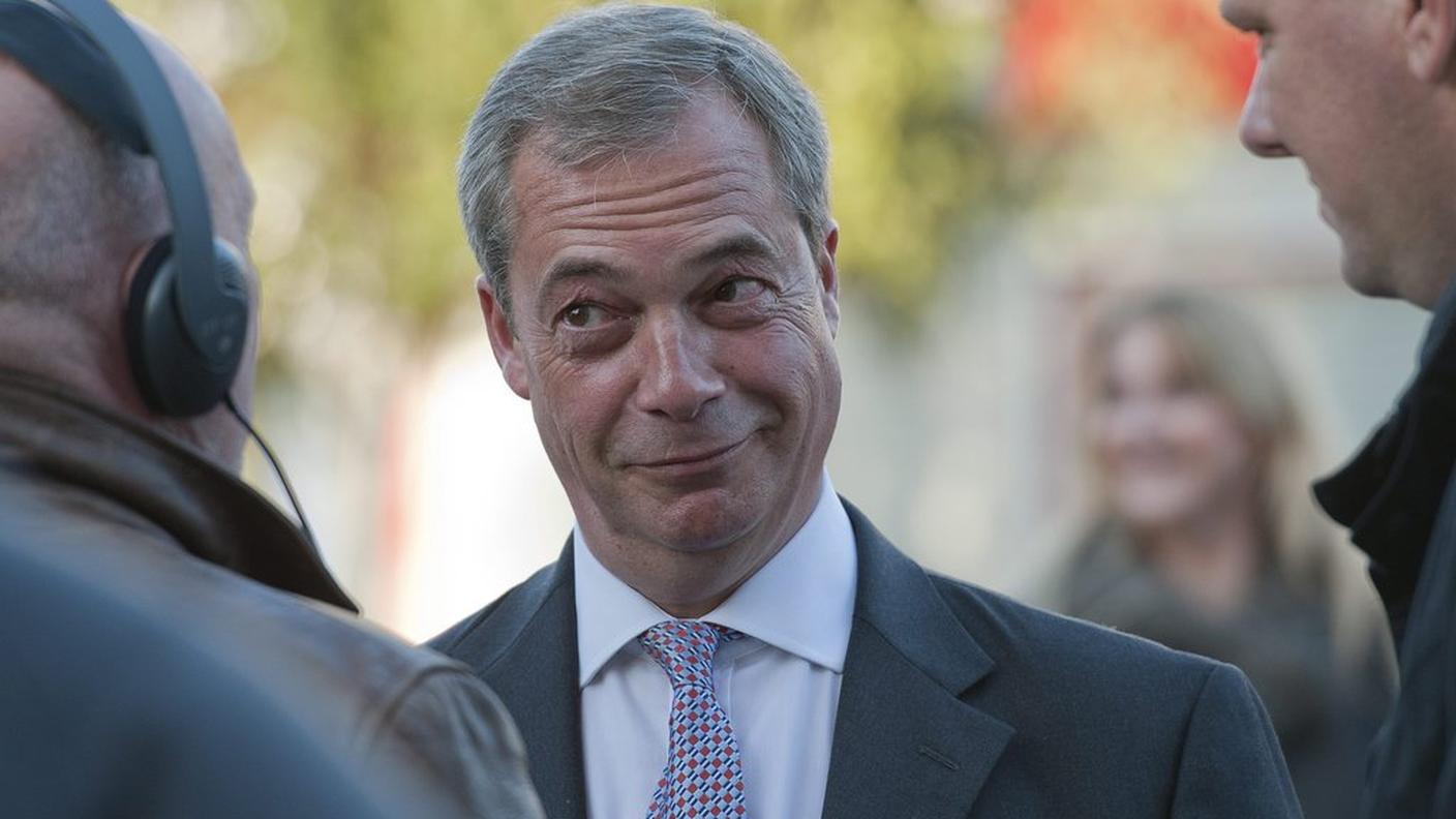 Il leader dell'UKIP Farage