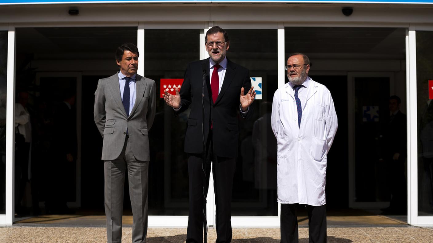 Il premier spagnolo Rajoy venerdì in visita al nosocomio