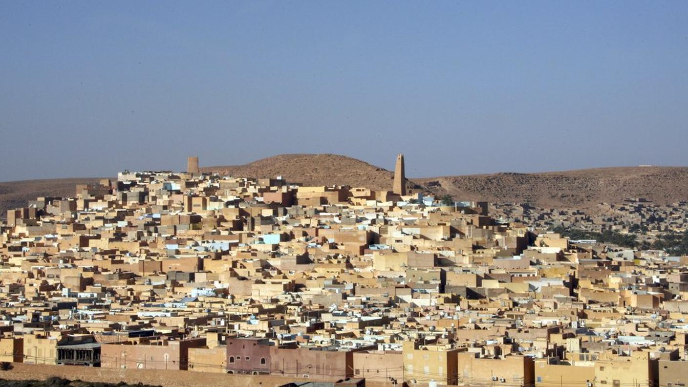 La città di Ghardaïa, capoluogo della regione colpita dalle violenze