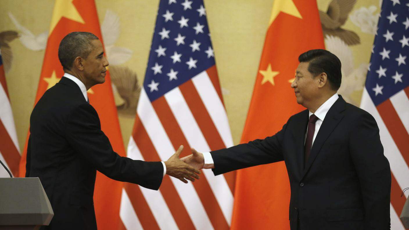 Il presidente USA Barack Obama e il suo omologo cinese Xi Jinping
