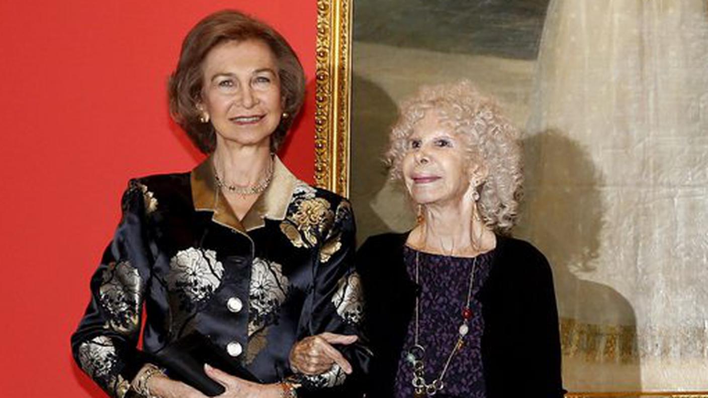 La duchessa in compagnia della sovrana