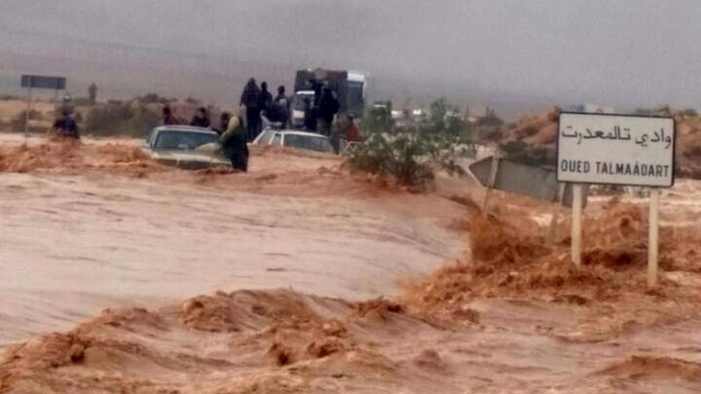 Strade invase dalla furia dell'acqua