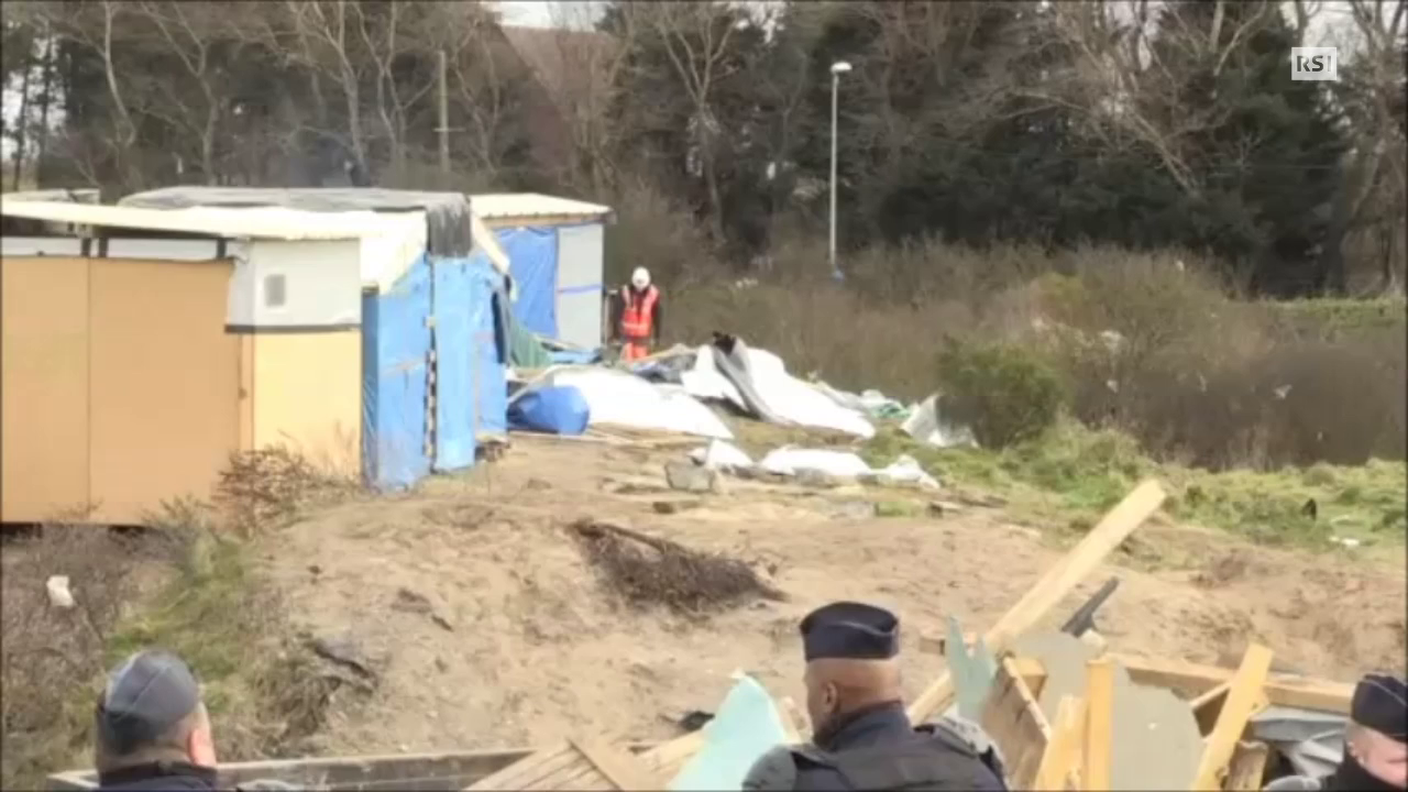 Le prime immagini da Calais (EBU)
