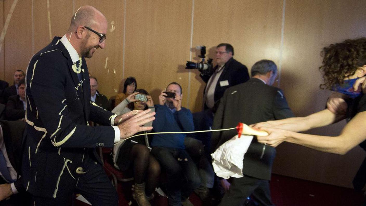 Charles Michel è apparso quasi divertito dall'incidente