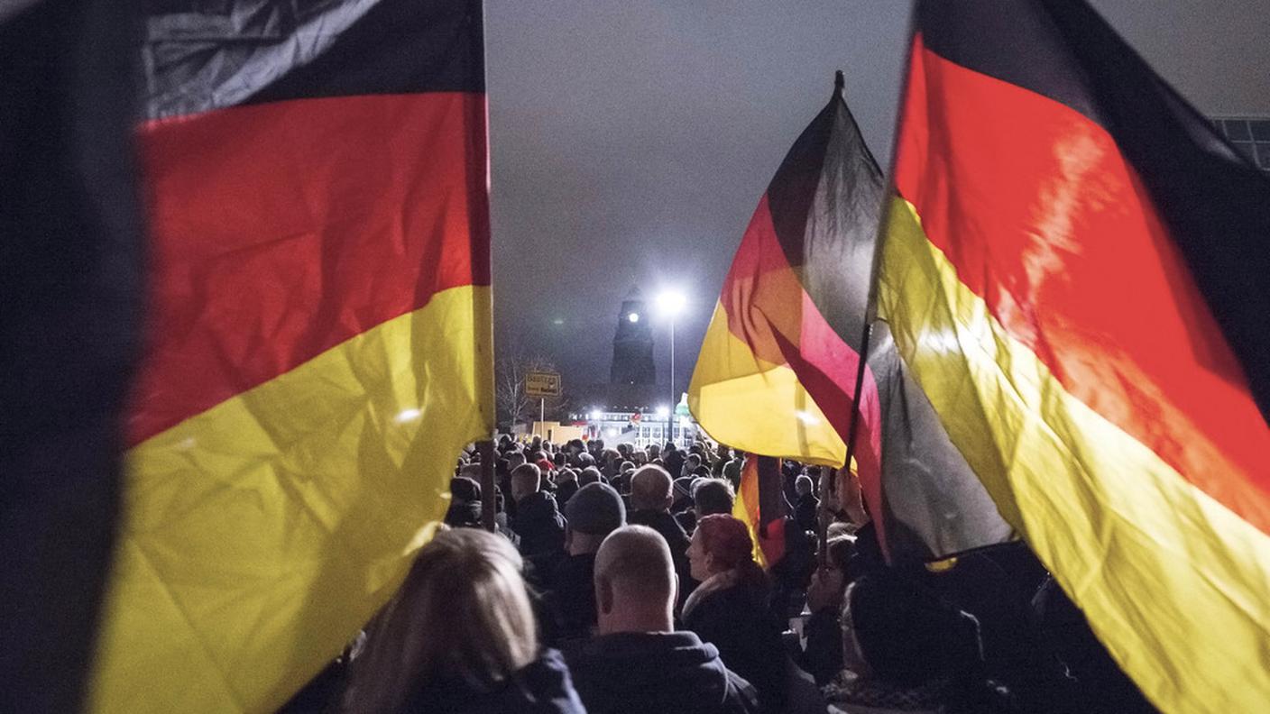 Per Pegida un'altra serata in piazza a Dresda