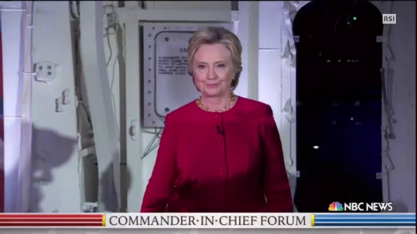 Il discorso della Clinton