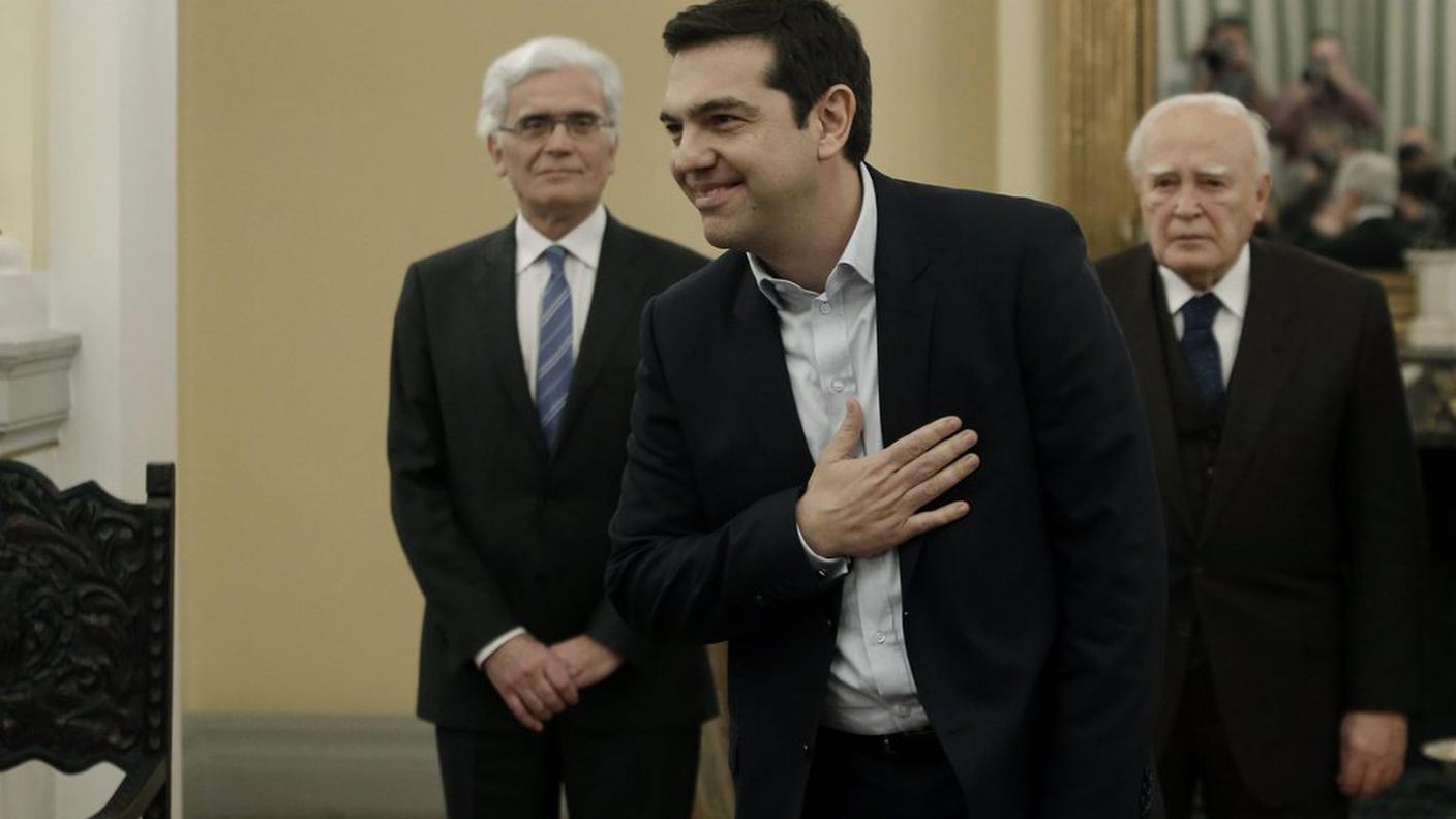 Il neo primo ministro Alexis Tsipras
