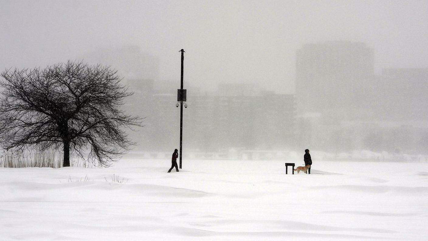 Boston avvolta dalla neve