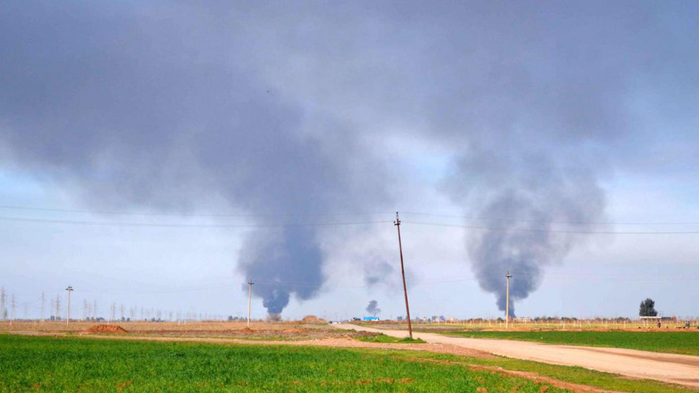 Combattimenti in una zona petrolifera vicino a Kirkuk
