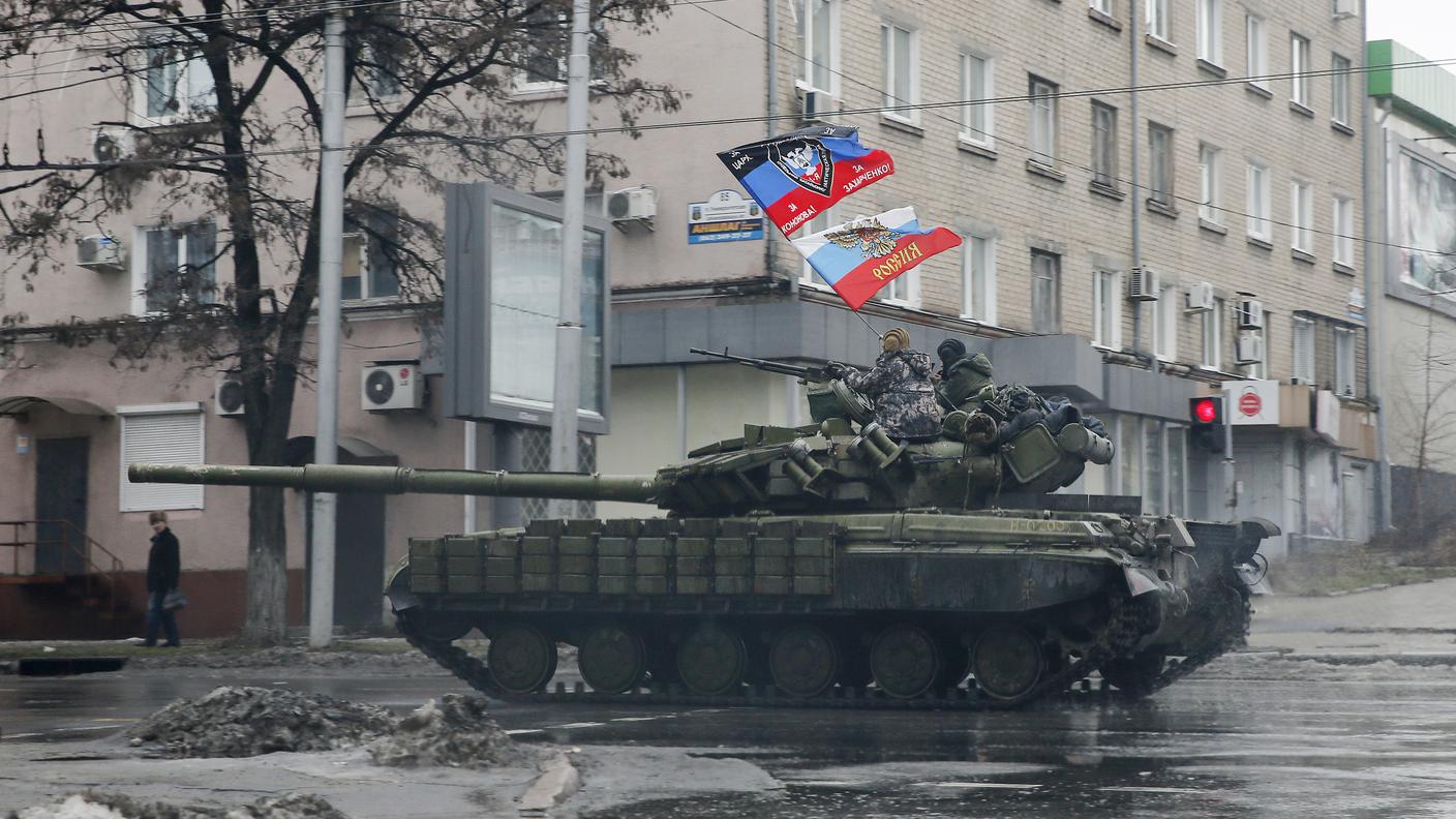 Separatisti prorussi a Donetsk