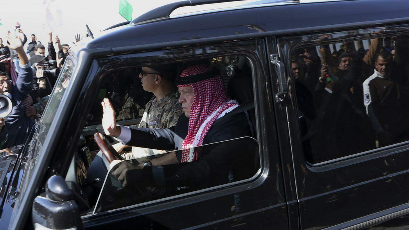 Il re giordano Abdullah è ritornato in anticipo dal suo viaggio negli Stati Uniti