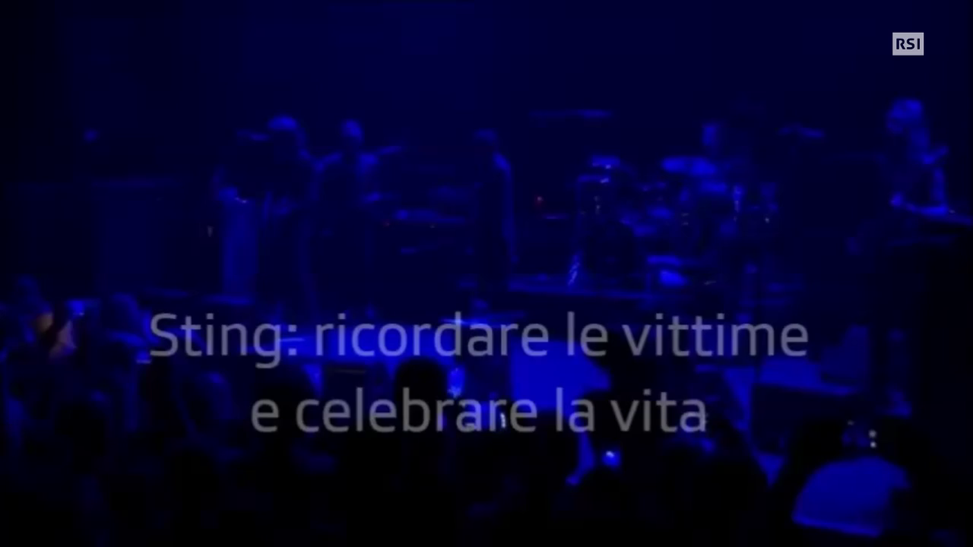 L'omaggio alle vittime del 13/11/15 di Sting e della sala del Bataclan