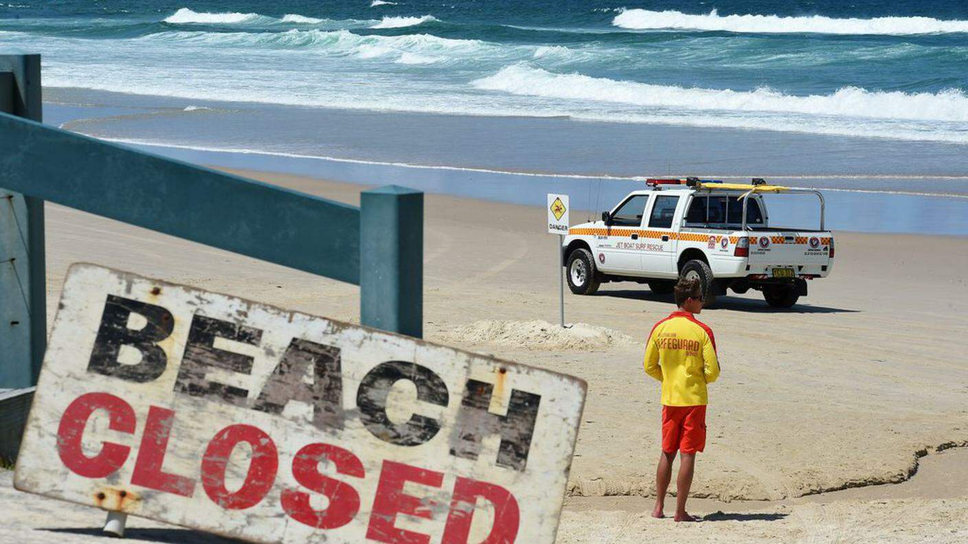 La spiaggia è stata chiusa