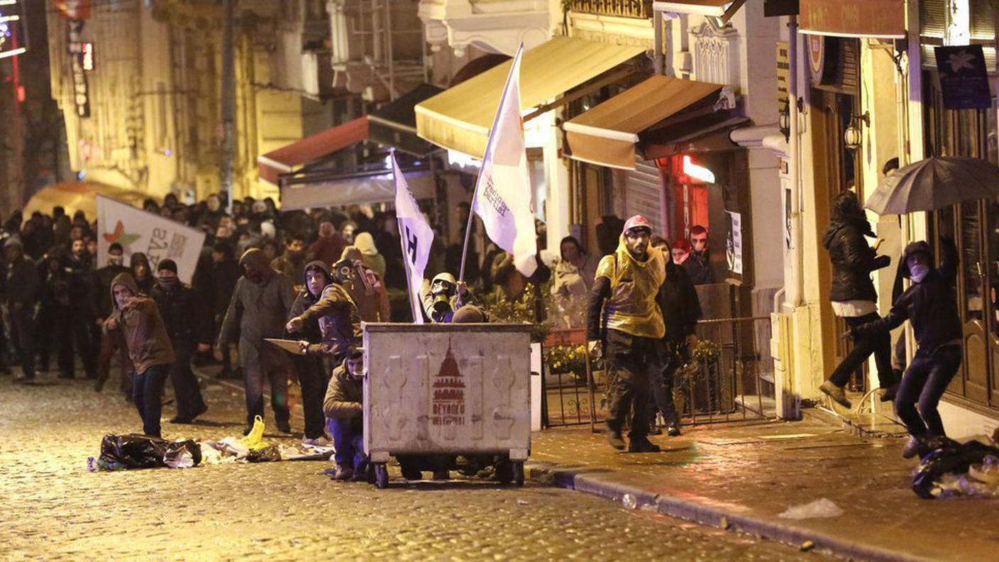 Le proteste in atto ad Istanbul