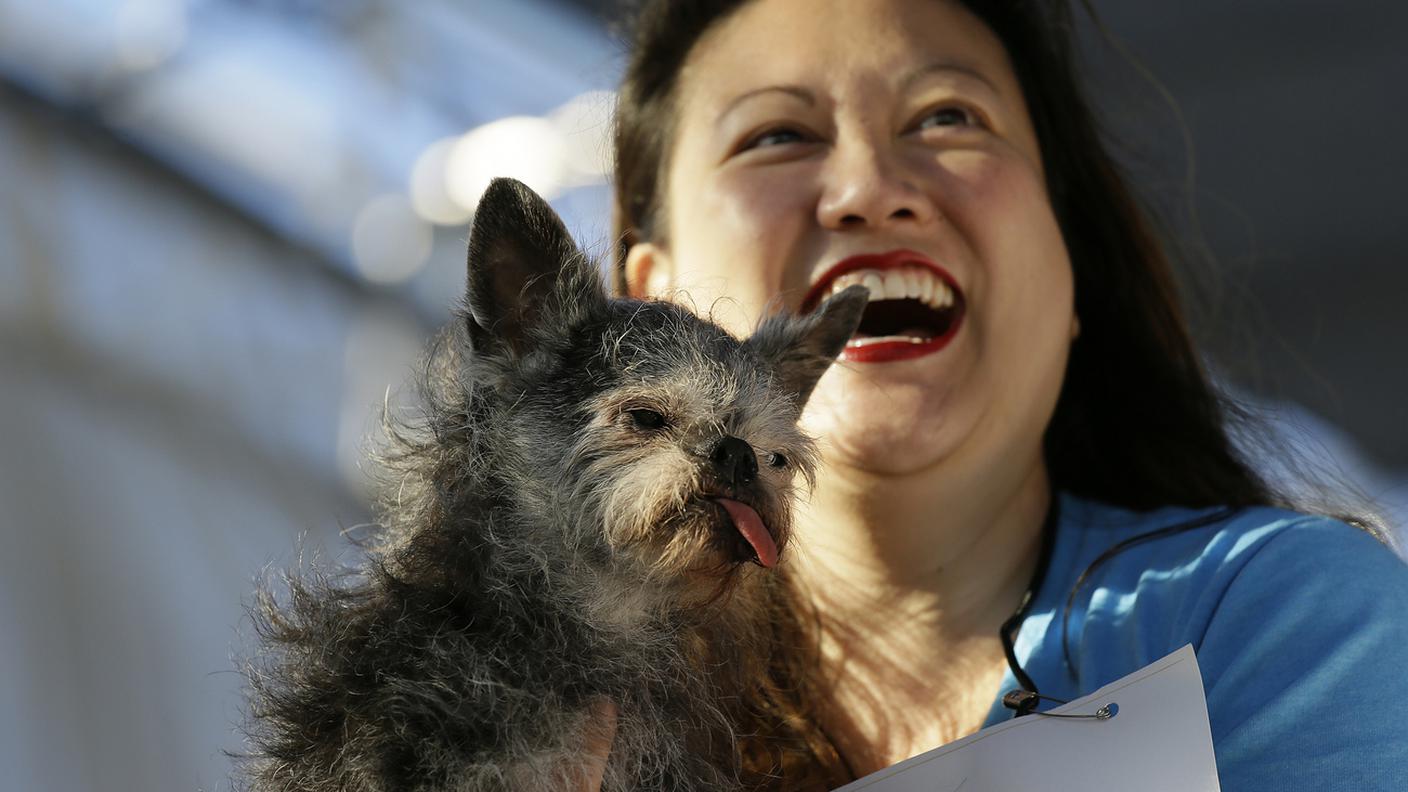 Moe, il secondo classificato, con la padrona Miriam Tcheng