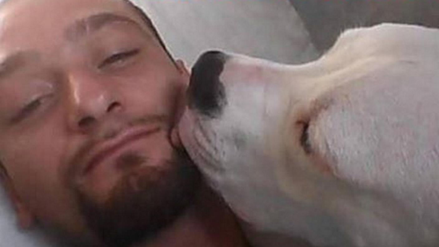 L'immagine di Giuseppe con Iceberg e la buona notizia sul profilo Facebook