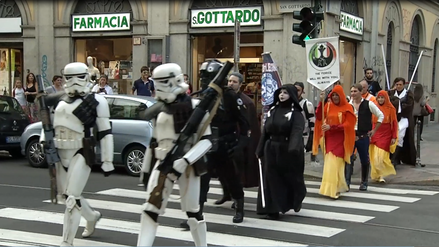 las forza sia con te in corso san gottardo a Milano