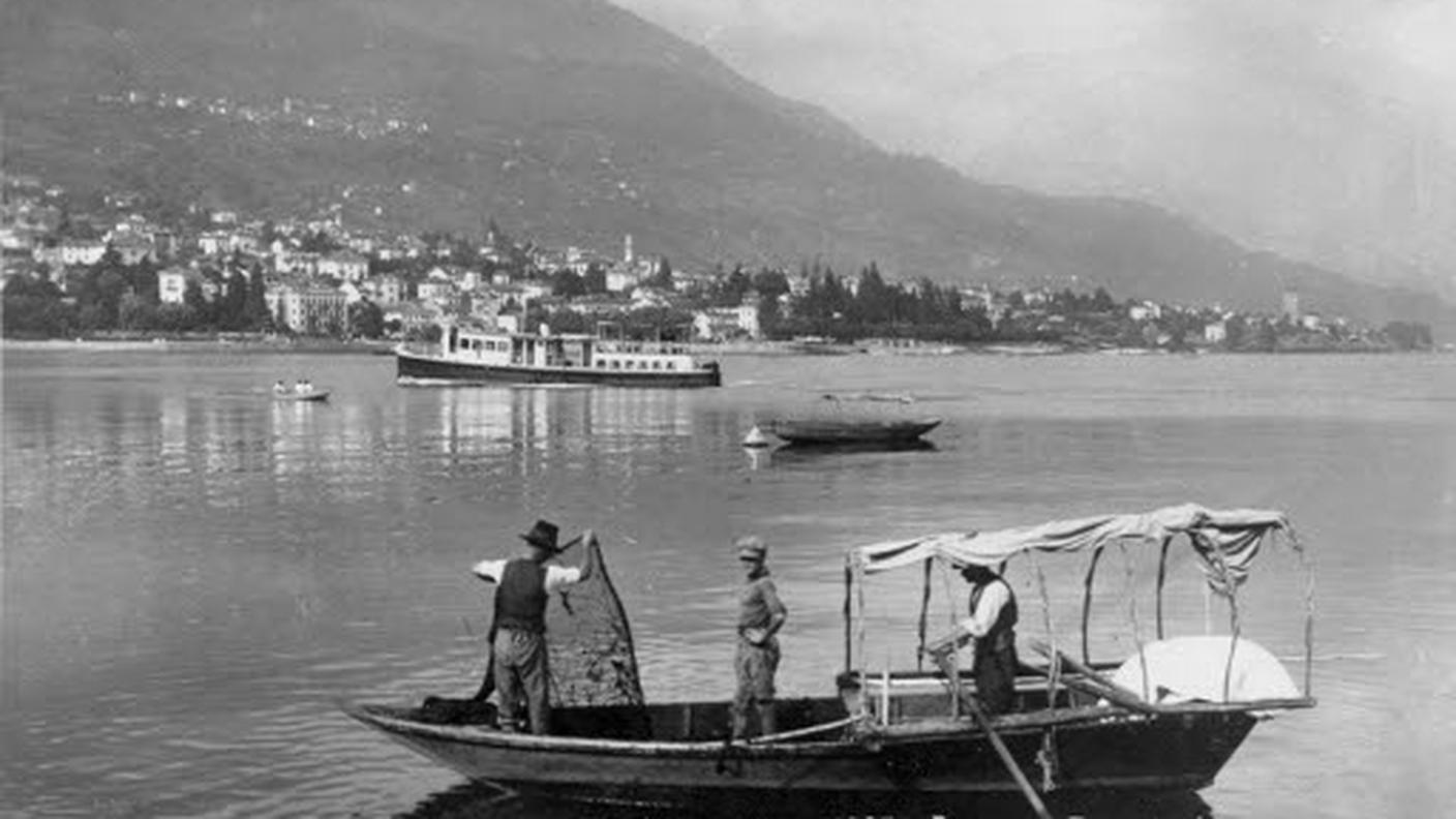 Pescatori di fronte a Locarno