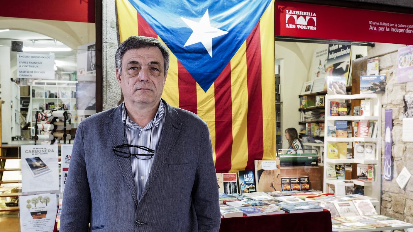 Juan Matamala, fondatore della libreria Les Voltes