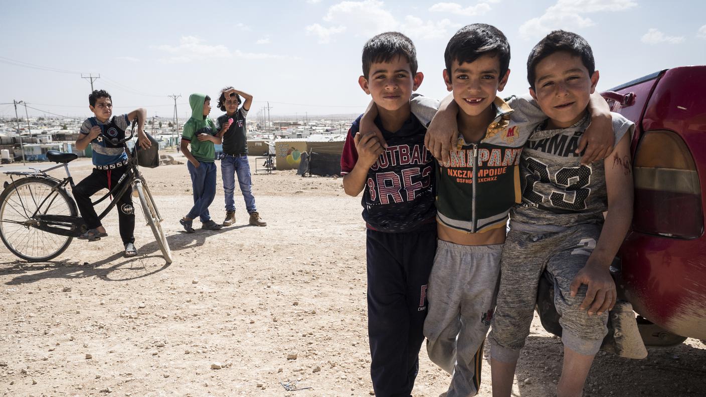 Bimbi di Zaatari