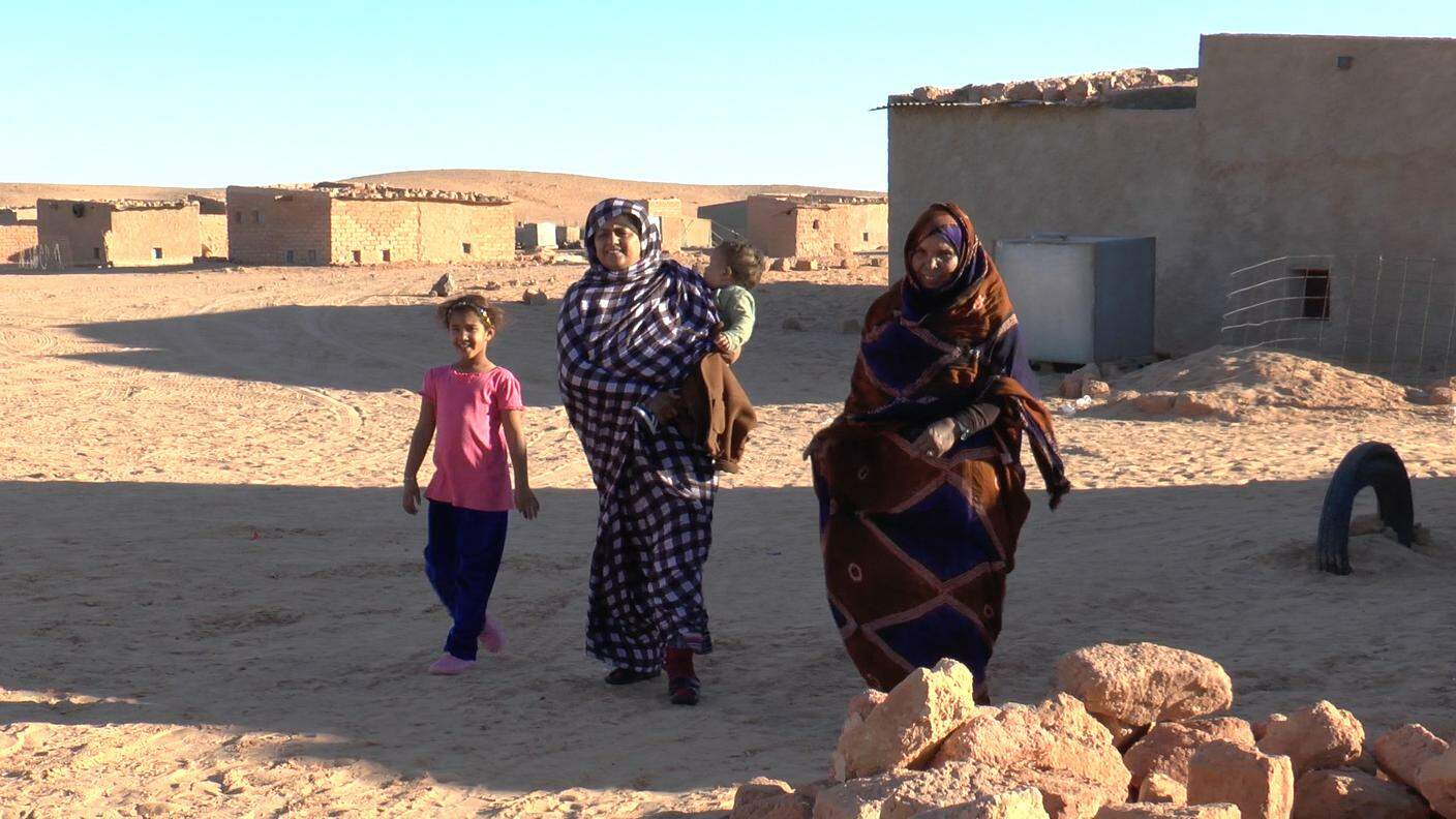 La famiglia di Aalien nell'altra La Guera, quella dei campi saharawi