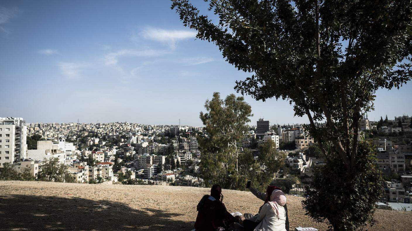 Una veduta di Amman, dove vive Lawrence of Abdoun, il diplogatto
