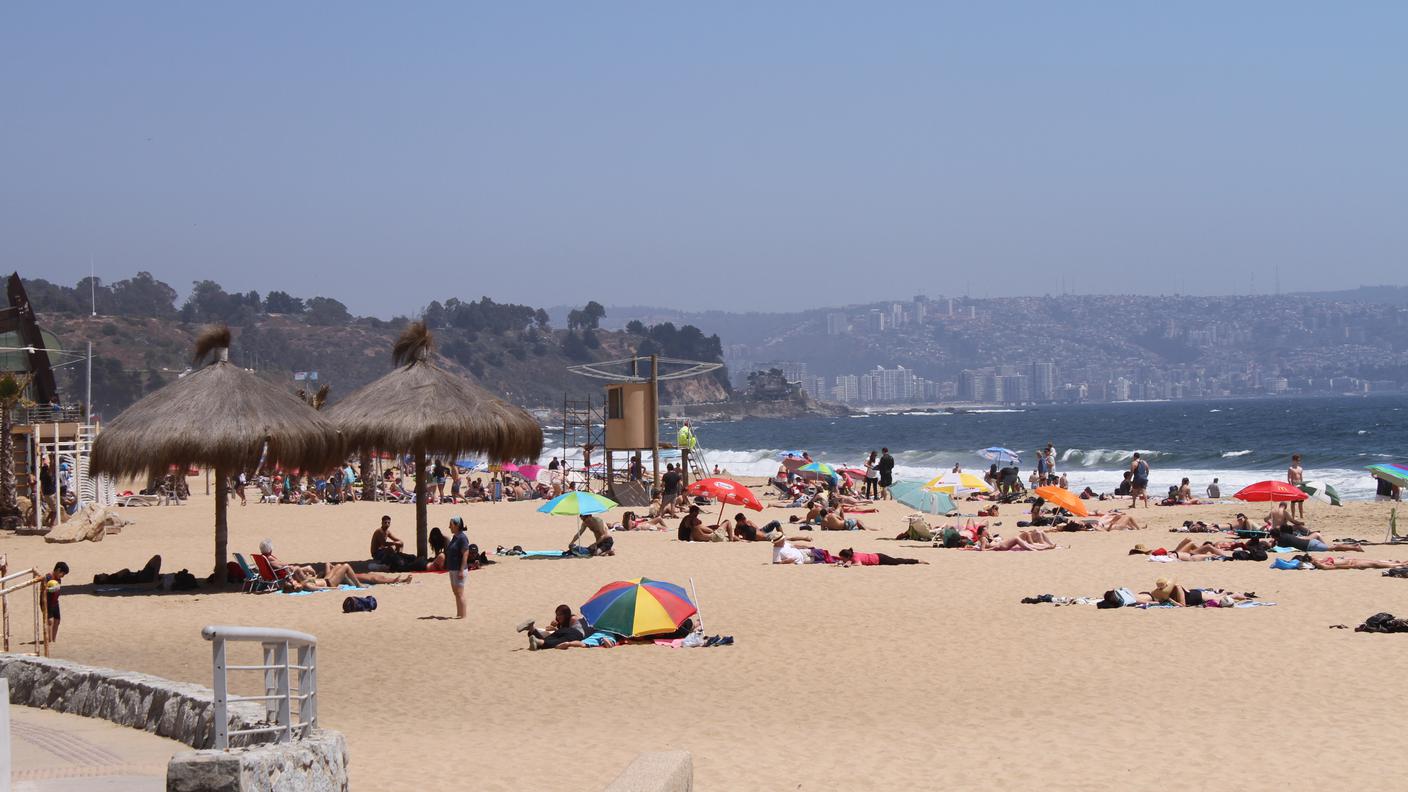 Renaca - Viña del mar - spiaggia. Ludiano... è lontana