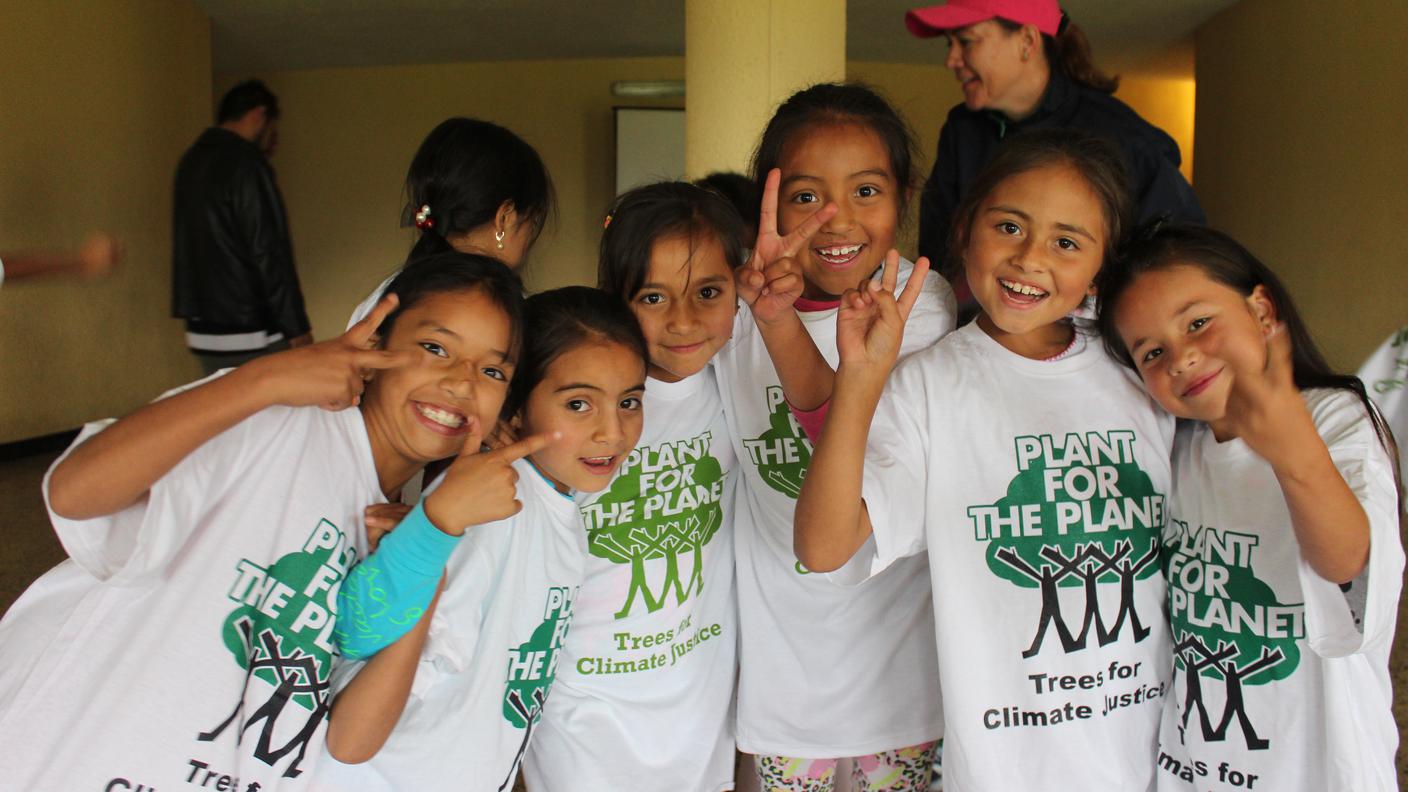 Sudamerica - Giovani attiviste di Plant for the Planet in Colombia