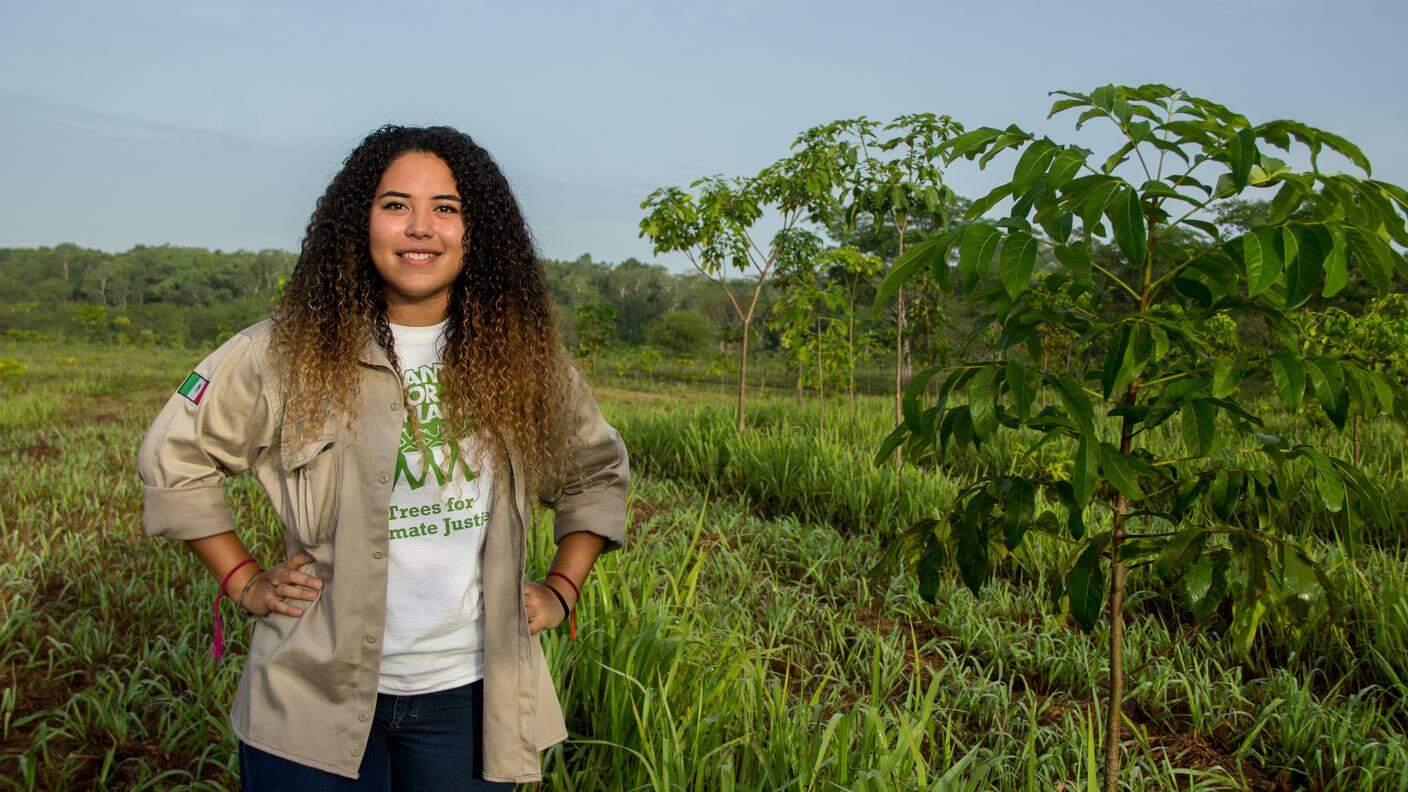 Paulina Sanchez, attivista per l'ambiente nella penisola dello Yucatan in Messico