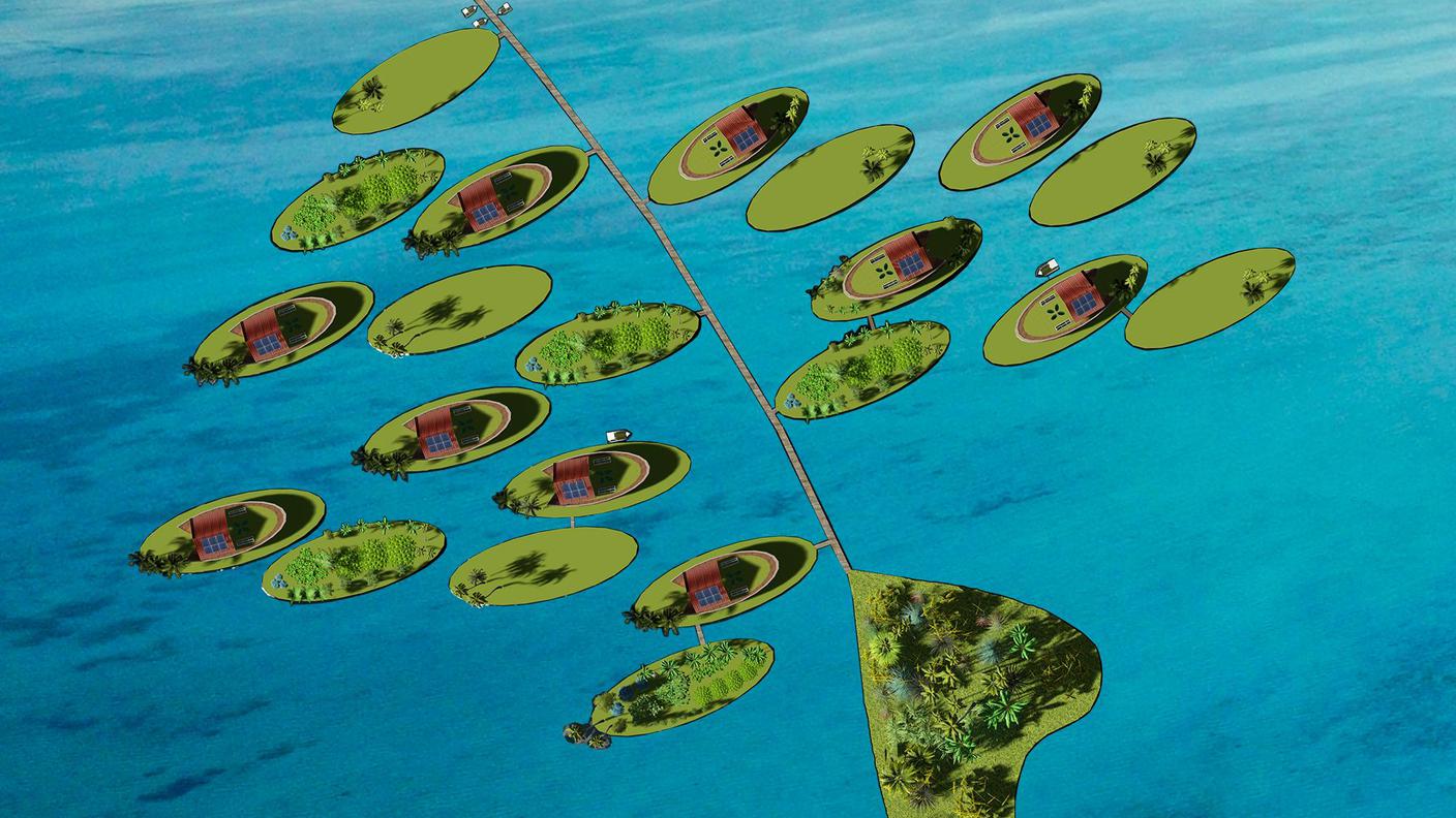La flotta di case galleggianti che potrebbe salvare dalla migrazione forzata gli abitanti di Kiribati. Progetto dei turchi Buket Demirel e Selcan Uylas