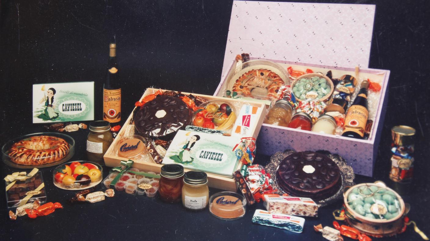 Prodotti della Pasticceria Caviezel negli anni Settanta
