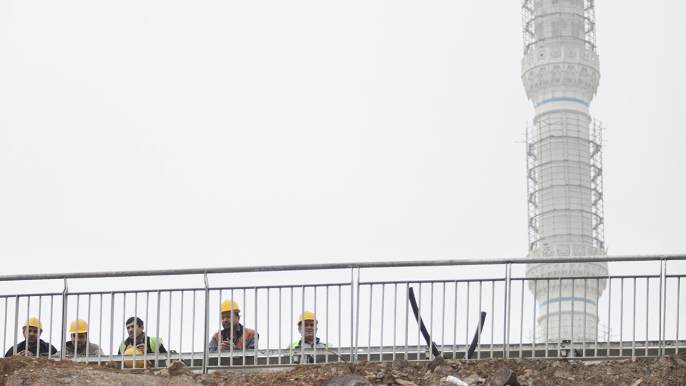 Le moschee di Erdoğan - Uno dei sei minareti della moschea di Çamlıca