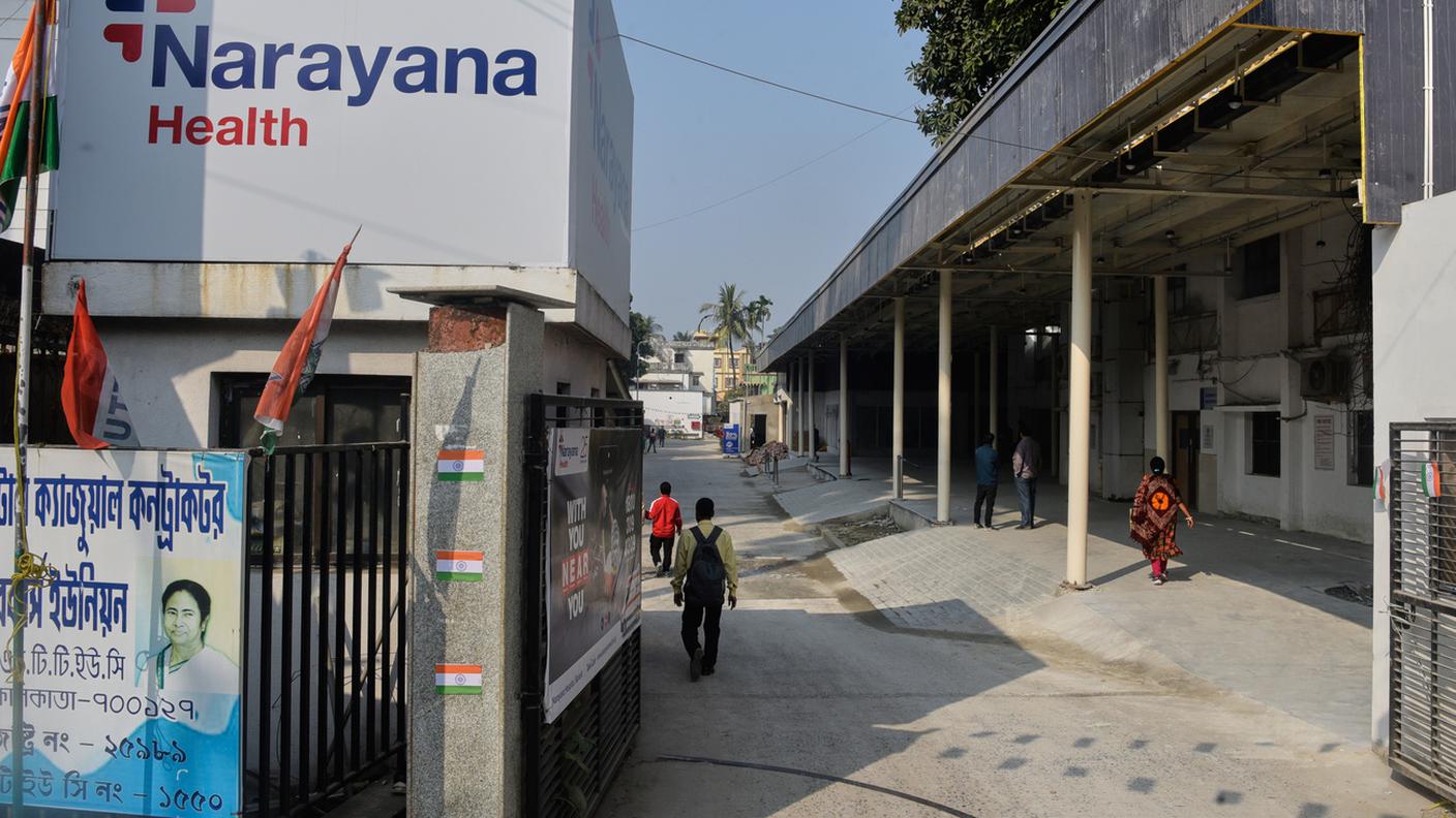 L'ospedale di Barasat, vicino a Calcutta, dove sono stati rilevati due casi di encefalite da virus Nipah a dicembre 2025  