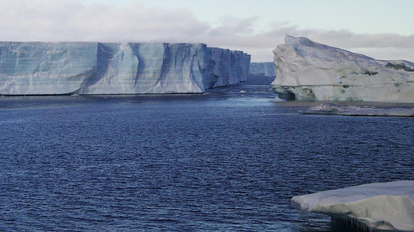 Il Larsen B in un'immagine che risale al 2002