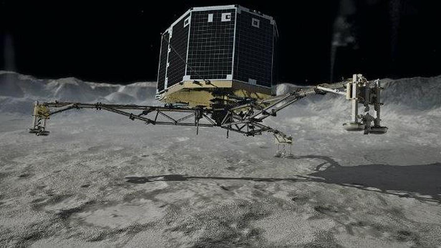 L'arrivo sulla cometa