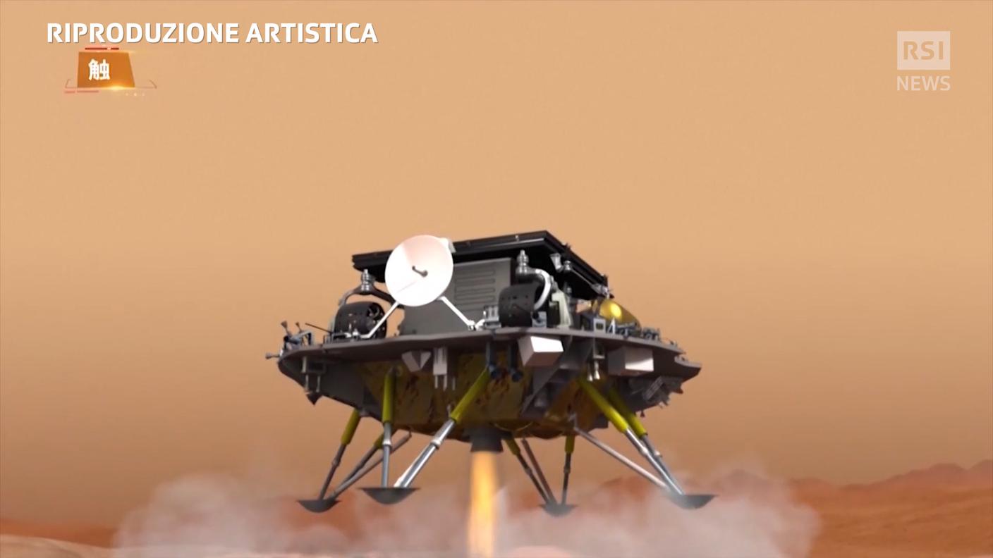 Il rover cinese Zhurong è su Marte