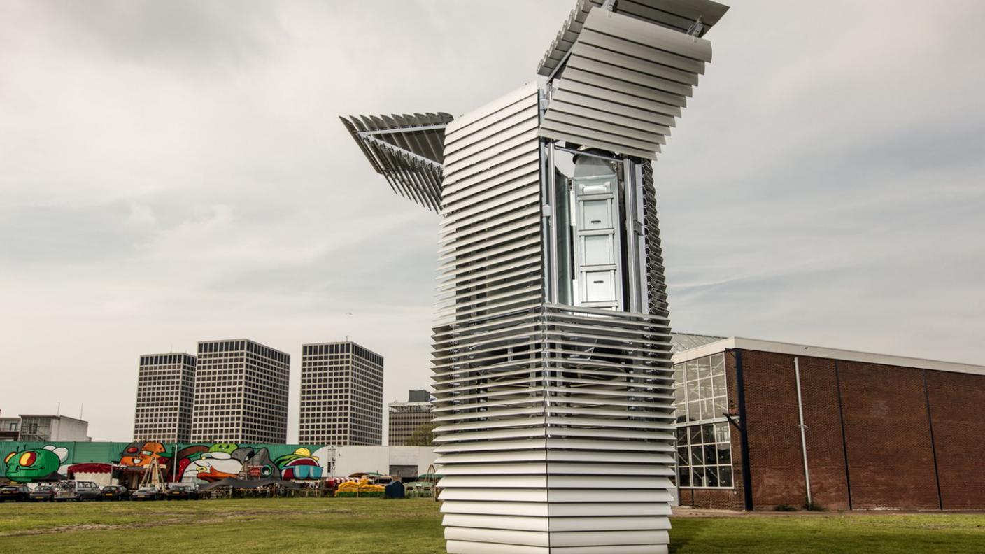 La smog free tower di Dan Roosegaarde
