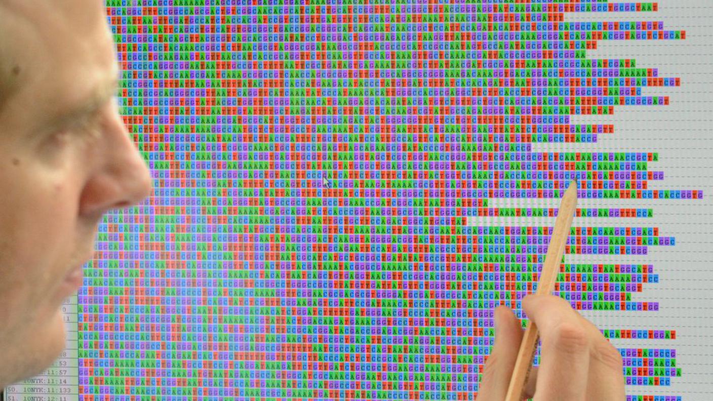 Immagine d'archivio, ricerca sul DNA