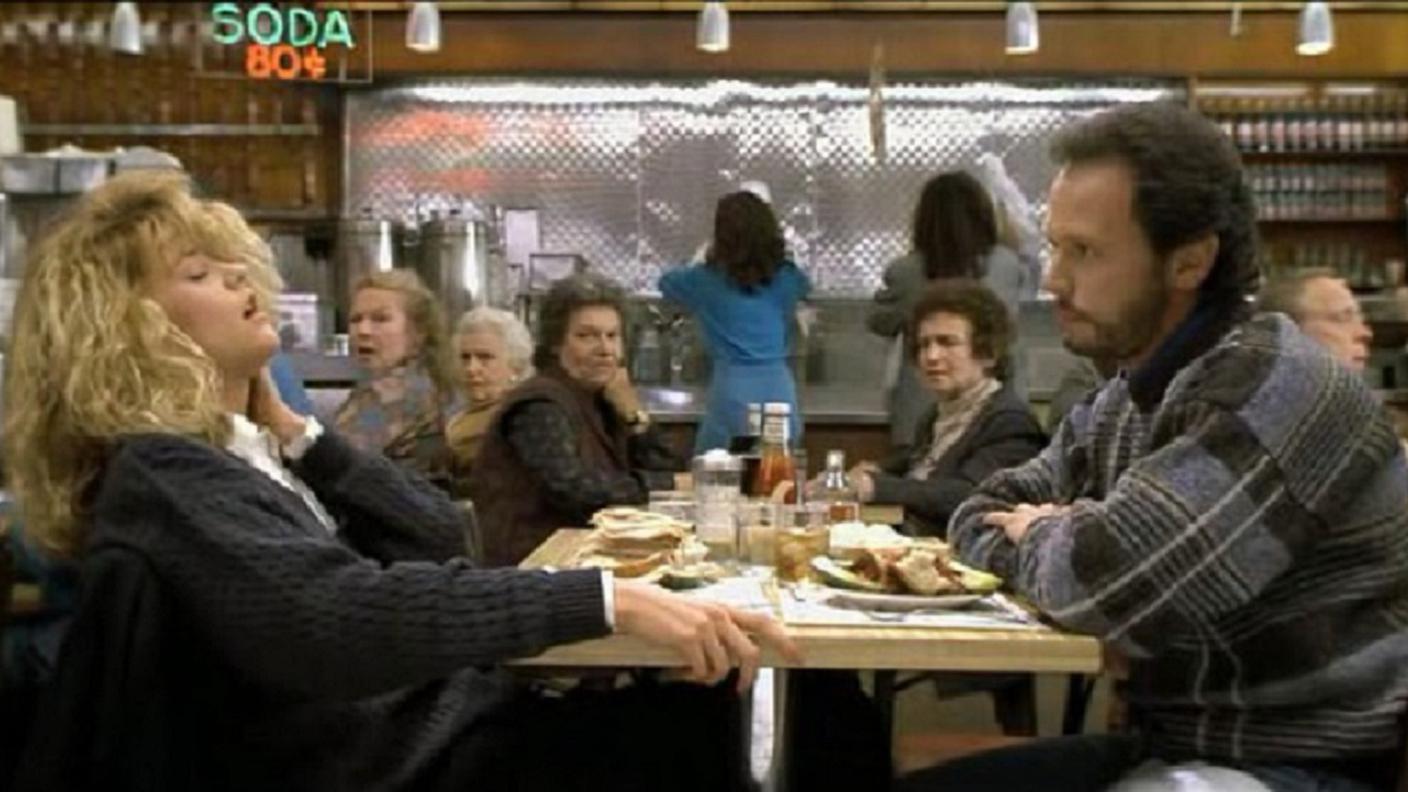 L'orgasmo simulato da Meg Ryan in "Harry ti presento Sally"
