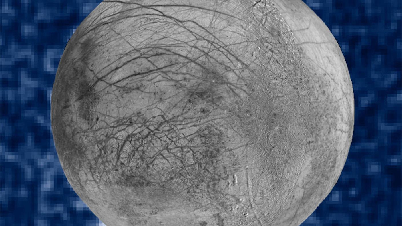 Su Europa, una delle lune di Giove, osservati alcuni getti di vapore