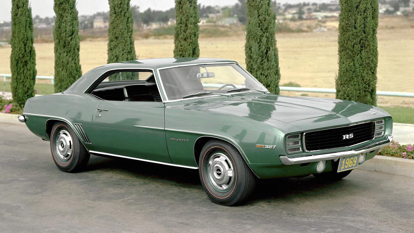 La Camaro RS Coupé della prima generazione prodotta nel '69
