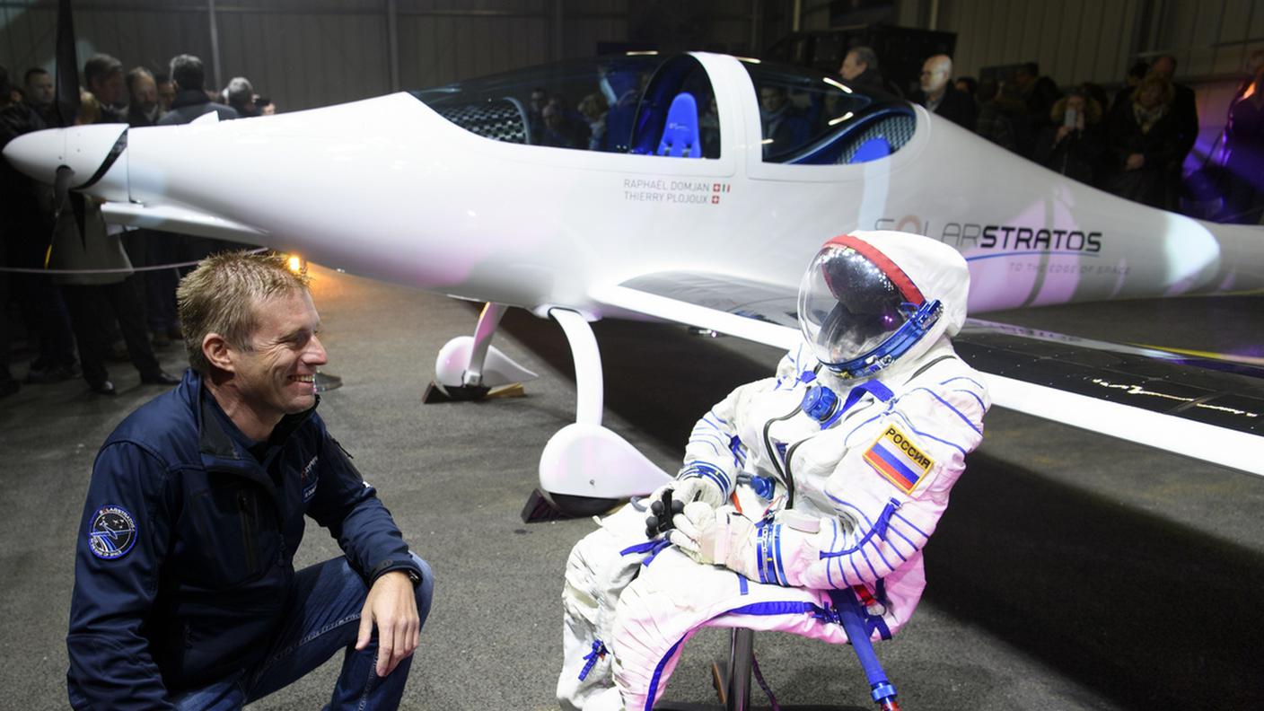 I tre ingredienti dell'avventura: l'uomo Raphaël Domjan, SolarStratos e la tuta spaziale