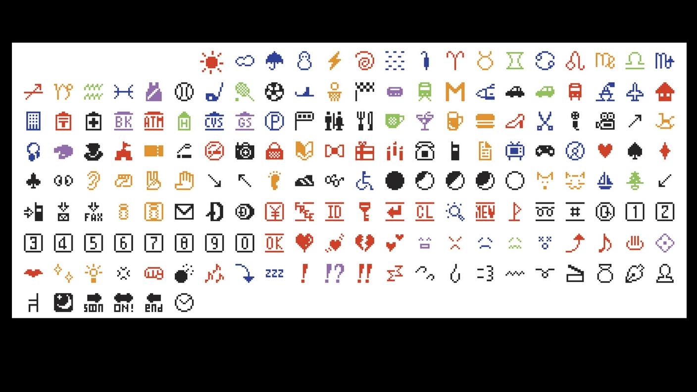 Il primo set di emoji della storia